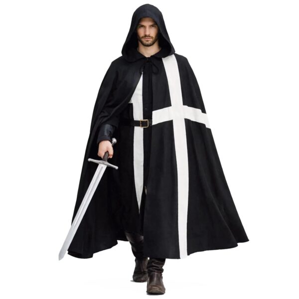 Hooded Medieval Cape – Hospitaller