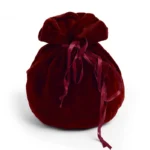 Bolso de terciopelo «Violante» rojo
