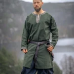 Túnica vikinga Aegir Verde