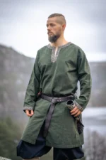 Túnica vikinga Aegir Verde - Imagen 2