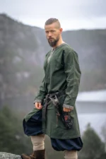 Túnica vikinga Aegir Verde - Imagen 7
