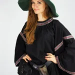 Sombrero hecho a mano "Elegance" Verde
