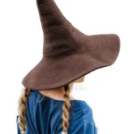 Sombrero de bruja "Agata" Marrón