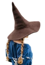 Sombrero de bruja "Agata" Marrón