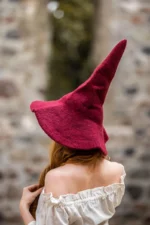 Sombrero de bruja "Agata" Rojo - Imagen 3