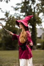 Sombrero de bruja "Agata" Rojo - Imagen 5