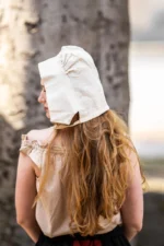 Sombrero medieval "Claire" Natural - Imagen 3