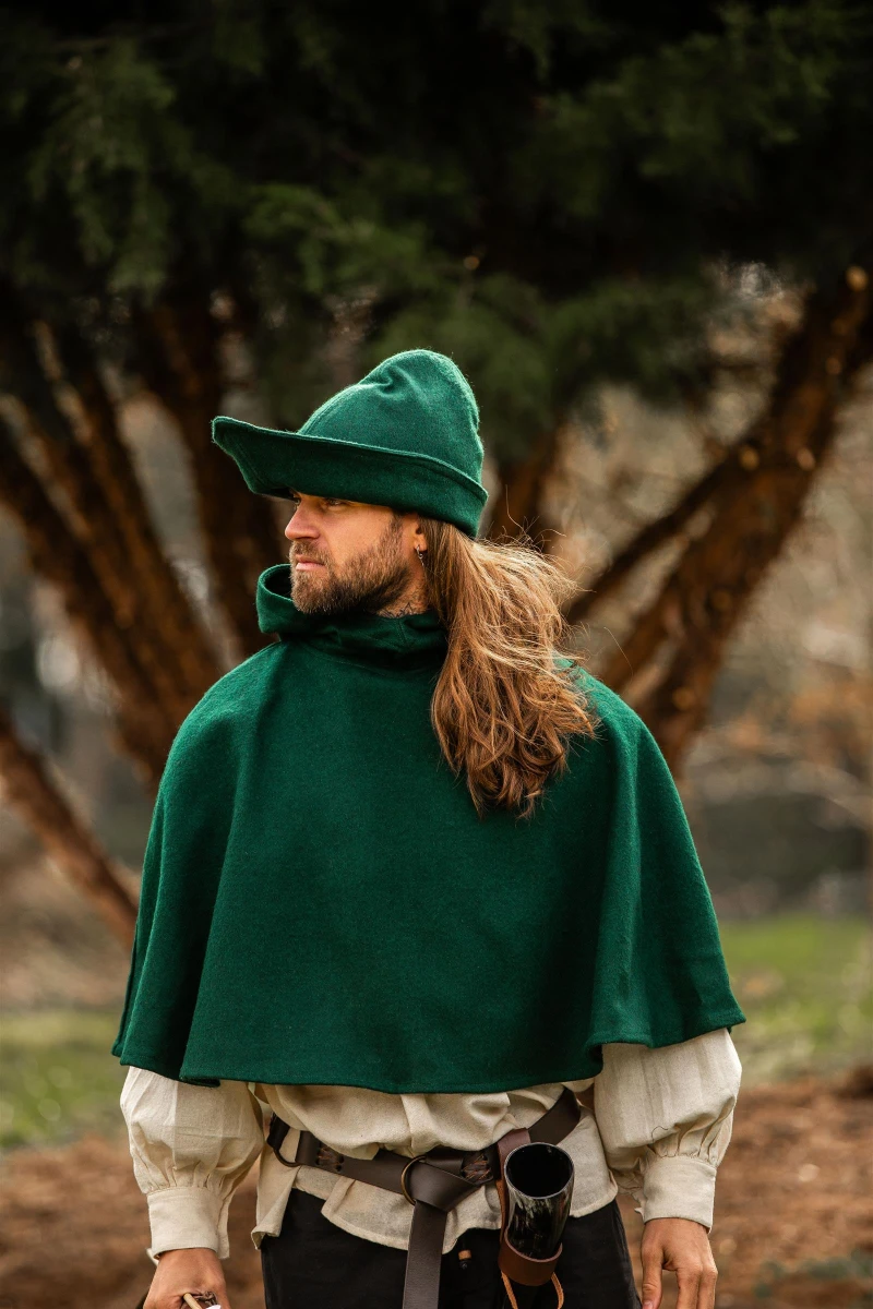 robin-hood-hut-gruen~4 Gorro Robin Hood Verde - Imagen 1