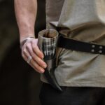 Cuerno Para Beber Vikingo "Odin" - Aprox. 0,6 Litros De Capacidad