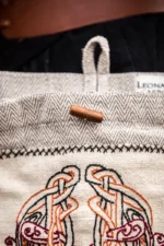 Bolso con bordado vikingo "Tora" Natural - Imagen 10