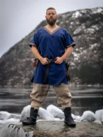 Túnica corta vikinga "Loki" azul - Imagen 6