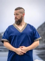Túnica corta vikinga "Loki" azul - Imagen 10