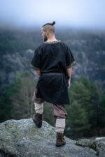 Túnica corta vikinga "Loki" Negro - Imagen 4