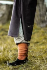 Túnica vikinga "Freki" con bordado a mano Marrón - Imagen 13
