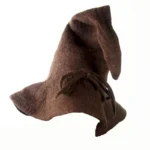 Gorro de lana de mago "Merlín" Marrón